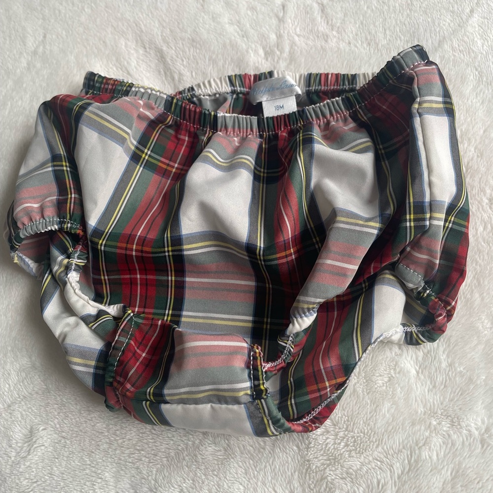 Ralph Lauren Tartan Baby Bloomers
